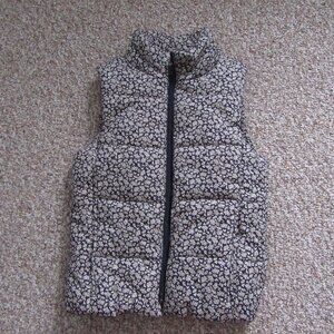 Princess Vera Wang Zip Up Puffer Vest Size XS